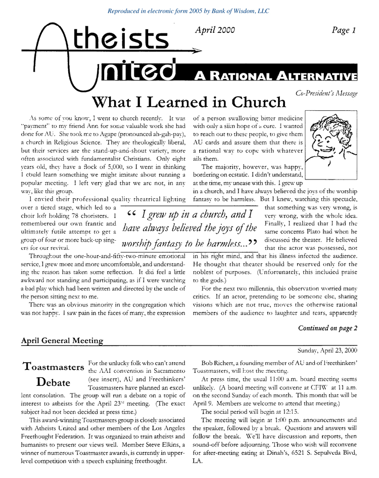 Atheists United-Set 4